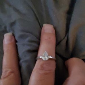 Engagement ring, wedding ring